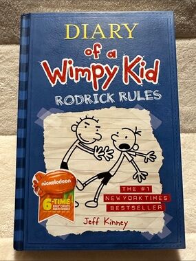 Diary of a Wimpy Kid: Rodrick Rules by Jeff Kinney - hardcover book 2